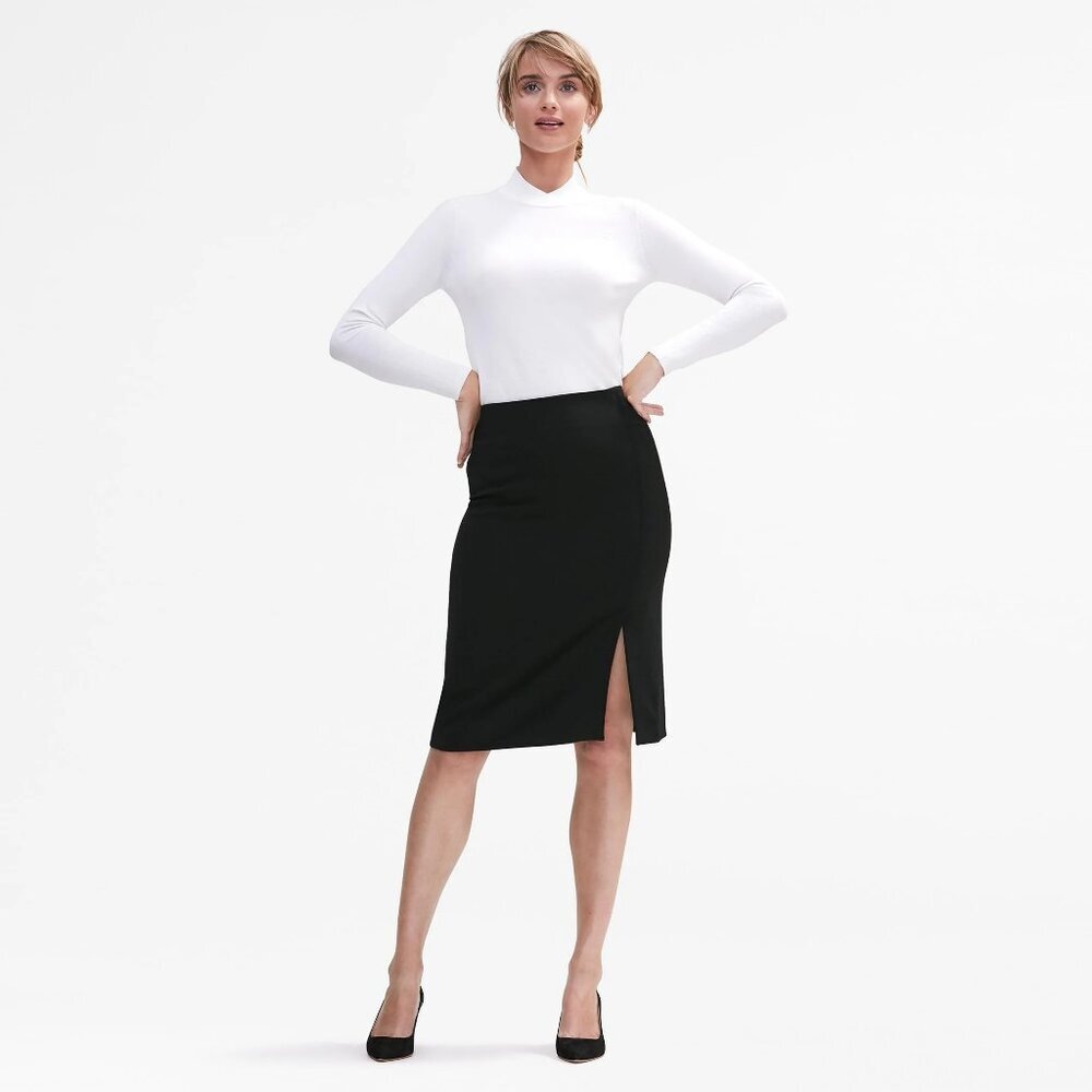MM Lafleur Pencil Skirt Black Size 4
